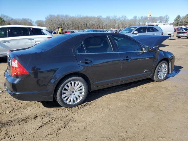 3FADP0L36AR335872 - 2010 FORD FUSION HYBRID BLACK photo 3