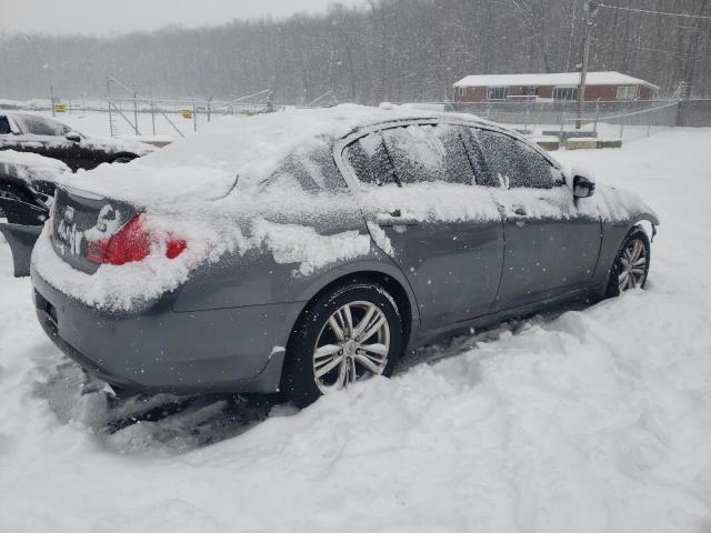 JN1CV6AR6AM452739 - 2010 INFINITI G37 GRAY photo 3