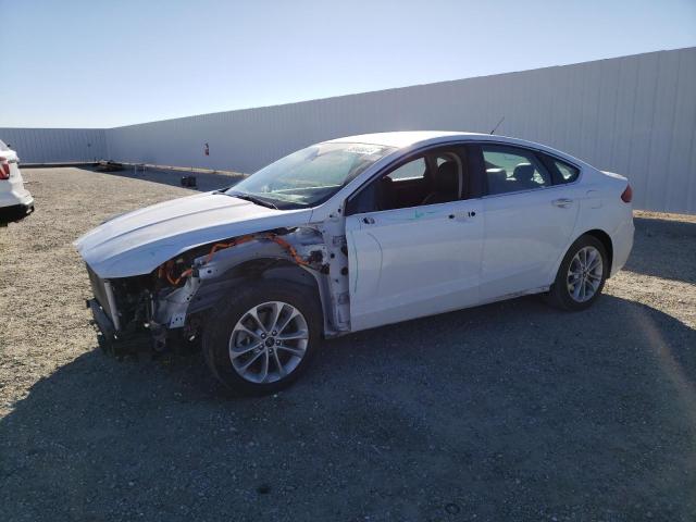 3FA6P0SU9KR216153 - 2019 FORD FUSION TITANIUM WHITE photo 1