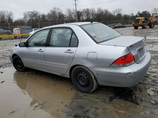 JA3AJ26E94U049789 - 2004 MITSUBISHI LANCER ES SILVER photo 2