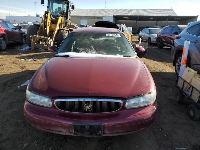 2G4WS52J251126410 - 2005 BUICK CENTURY CUSTOM RED photo 5