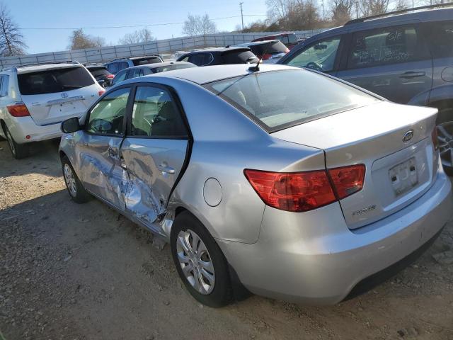 KNAFU4A21D5733542 - 2013 KIA FORTE EX SILVER photo 2