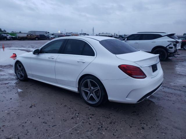 55SWF4JBXJU249858 - 2018 MERCEDES-BENZ C 300 WHITE photo 2