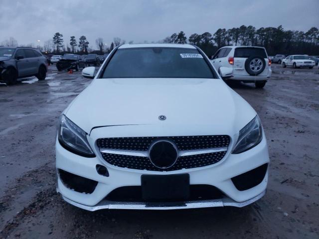 55SWF4JBXJU249858 - 2018 MERCEDES-BENZ C 300 WHITE photo 5