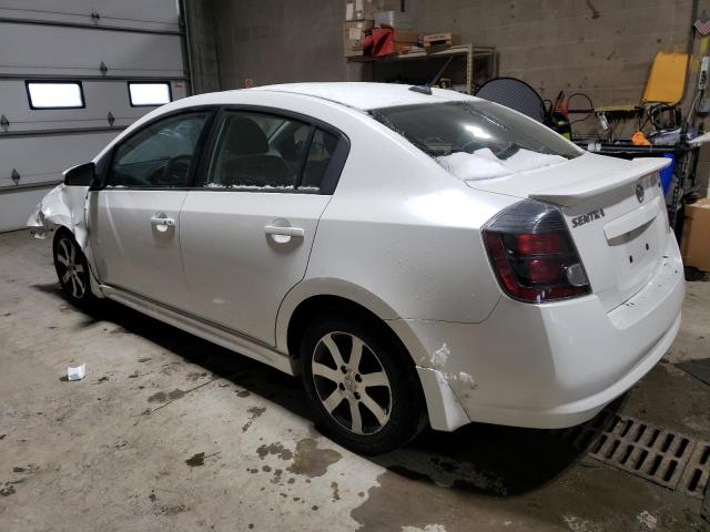 3N1AB6AP3BL716882 - 2011 NISSAN SENTRA 2.0 WHITE photo 2