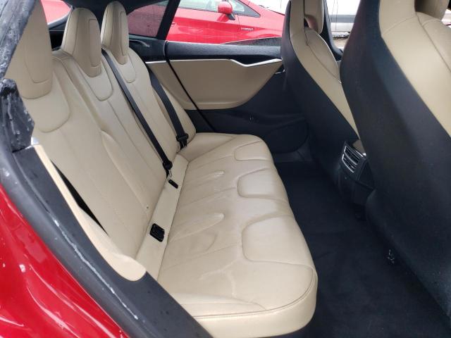 5YJSA1E29HF184387 - 2017 TESLA MODEL S 红色 照片 10