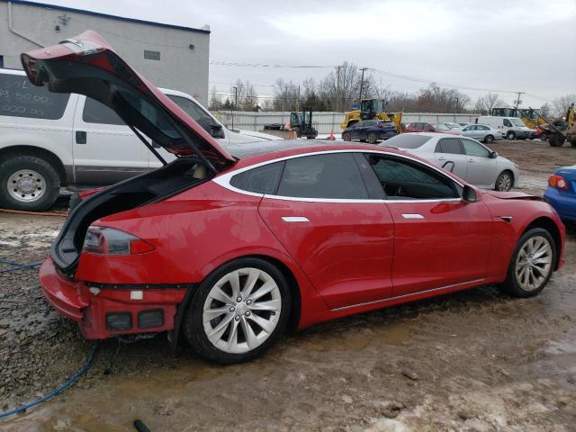 5YJSA1E29HF184387 - 2017 TESLA MODEL S 红色 照片 3