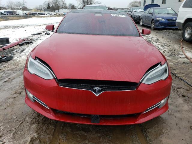 5YJSA1E29HF184387 - 2017 TESLA MODEL S 红色 照片 5