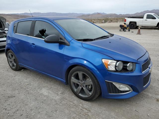 1G1JH6SB0G4127986 - 2016 CHEVROLET SONIC RS BLUE photo 4