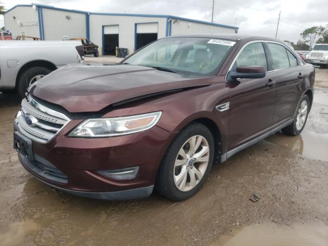 1FAHP2EW2AG152853 - 2010 FORD TAURUS SEL BURGUNDY photo 1