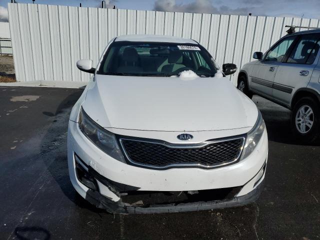 5XXGM4A79EG280917 - 2014 KIA OPTIMA LX WHITE photo 5