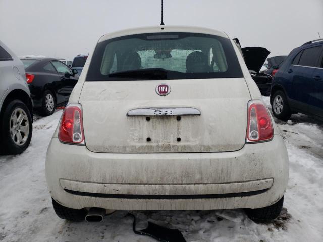 3C3CFFAR4FT598329 - 2015 FIAT 500 POP WHITE photo 6