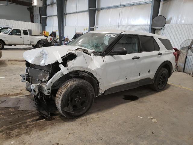 1FM5K8AB8MGA42892 - 2021 FORD EXPLORER POLICE INTERCEPTOR WHITE photo 1