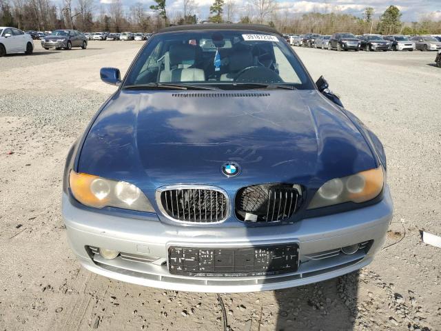 WBABW33424PL26285 - 2004 BMW 325 CI BLUE photo 5