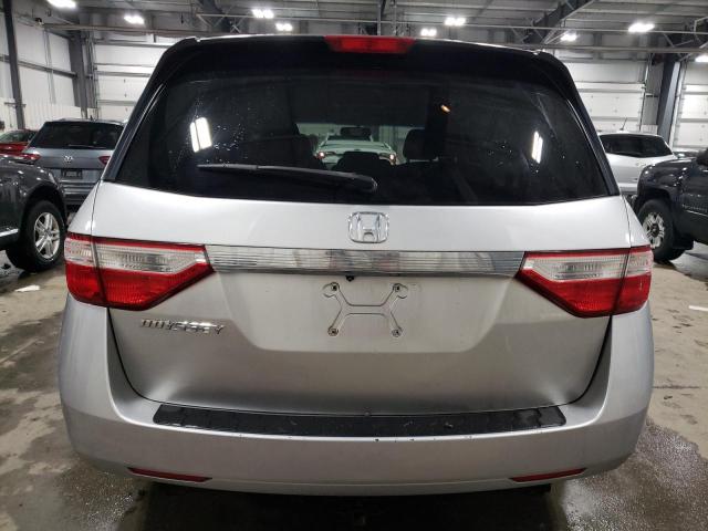 5FNRL5H67BB068367 - 2011 HONDA ODYSSEY EXL SILVER photo 6