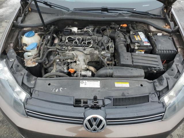 3VWML7AJ8DM644029 - 2013 VOLKSWAGEN JETTA TDI BROWN photo 11