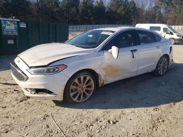 3FA6P0K99HR266541 - 2017 FORD FUSION TITANIUM WHITE photo 1