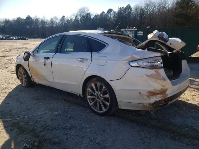 3FA6P0K99HR266541 - 2017 FORD FUSION TITANIUM WHITE photo 2