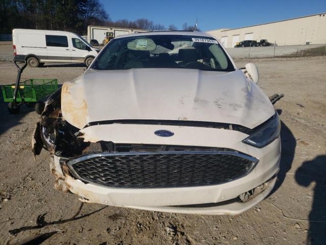 3FA6P0K99HR266541 - 2017 FORD FUSION TITANIUM WHITE photo 5