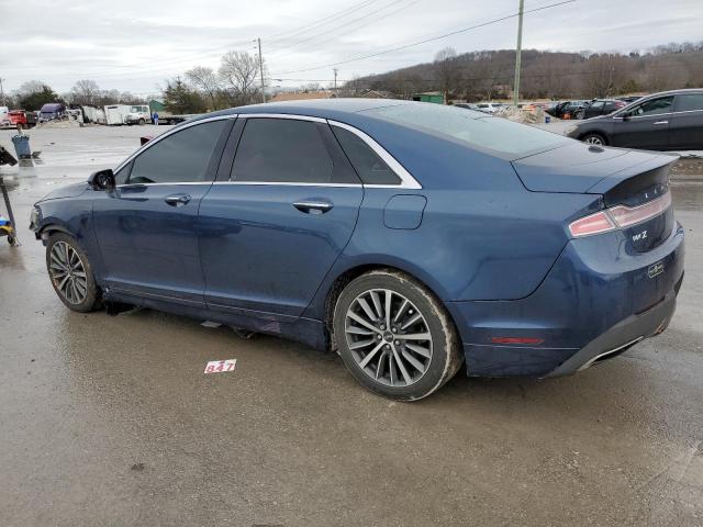 3LN6L5A94HR653420 - 2017 LINCOLN MKZ PREMIERE BLUE photo 2