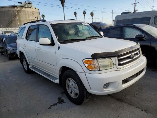 5TDZT38A01S045886 - 2001 TOYOTA SEQUOIA LI WHITE photo 4