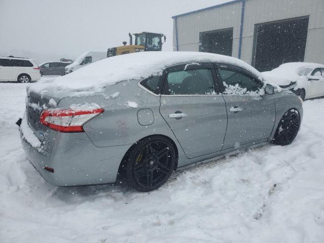 3N1AB7AP9EY221535 - 2014 NISSAN SENTRA S GRAY photo 3