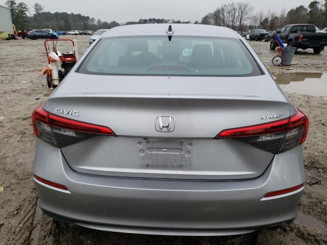 2HGFE2F51NH553240 - 2022 HONDA CIVIC SPORT 灰色 照片 6