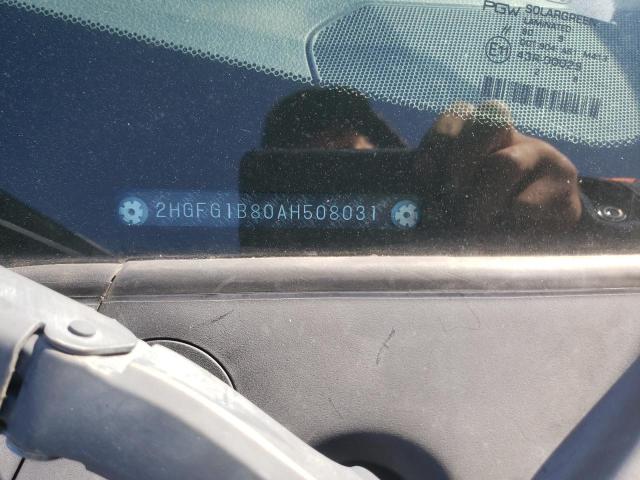 2HGFG1B80AH508031 - 2010 HONDA CIVIC EX ლურჯი ფოტო 13