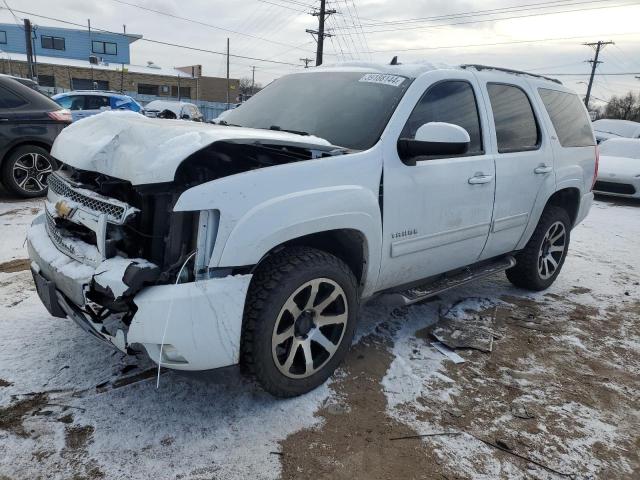 1GNUKBE05AR269289 - 2010 CHEVROLET TAHOE K1500 LT WHITE photo 1