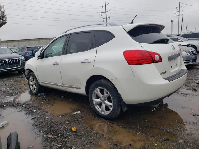 JN8AS5MV2BW291588 - 2011 NISSAN ROGUE S WHITE photo 2