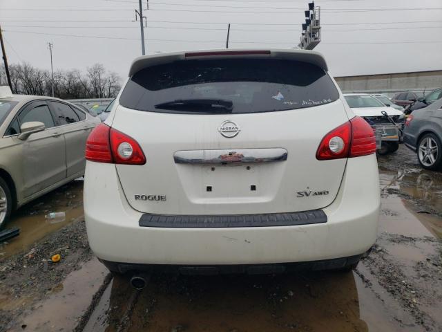 JN8AS5MV2BW291588 - 2011 NISSAN ROGUE S WHITE photo 6