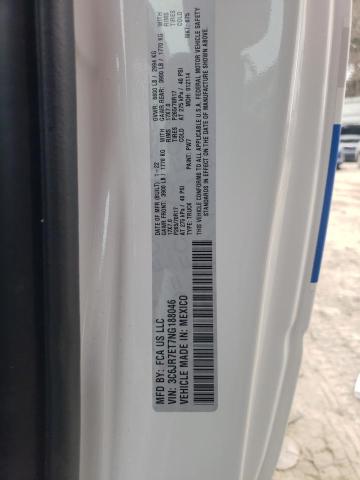 3C6JR7ET7NG188046 - 2022 RAM 1500 CLASS SLT 白色 照片 13