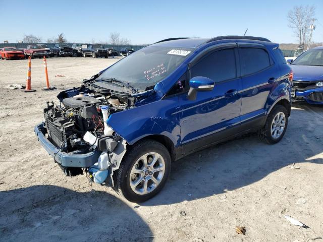 MAJ6S3GL0LC389768 - 2020 FORD ECOSPORT SE BLUE photo 1