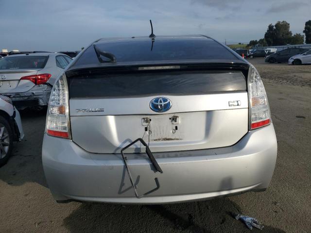 JTDKN3DUXA1142070 - 2010 TOYOTA PRIUS SILVER photo 6