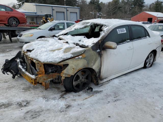 2T1BU4EE1BC697177 - 2011 TOYOTA COROLLA BASE WHITE photo 1