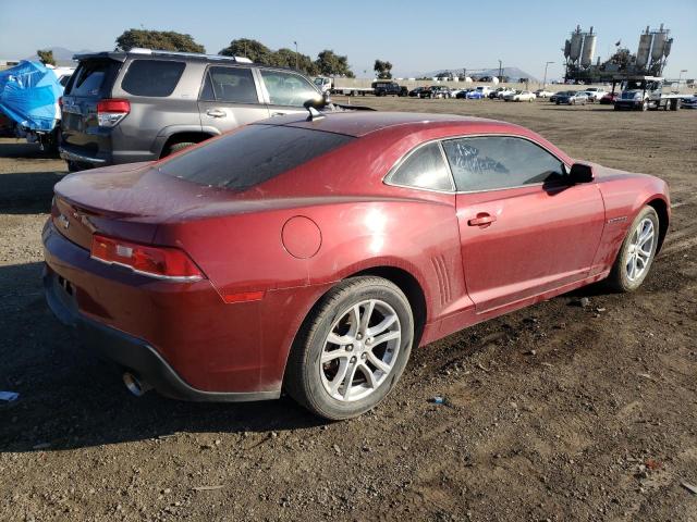 2G1FB1E35F9246790 - 2015 CHEVROLET CAMARO LS BURGUNDY photo 3