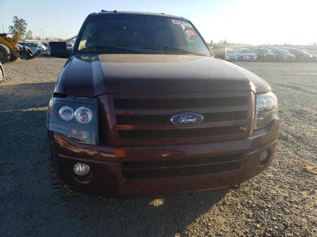 1FMFK20599EB02923 - 2009 FORD EXPEDITION EL LIMITED BURGUNDY photo 5