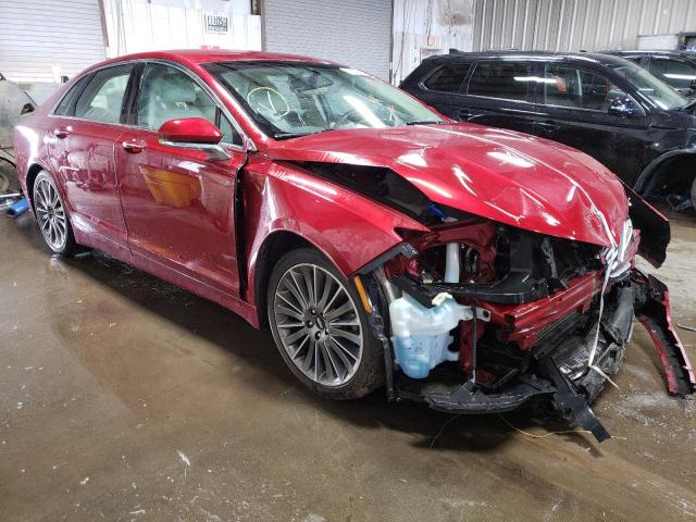 3LN6L2G97ER814165 - 2014 LINCOLN MKZ RED photo 1