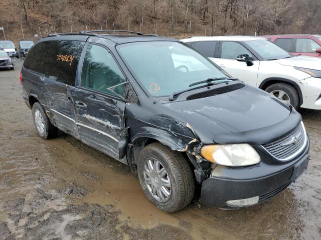 2C8GP64L84R522676 - 2004 CHRYSLER TOWN & COU LIMITED BLACK photo 4