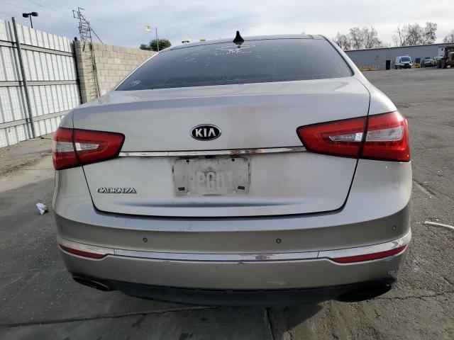 KNALN4D72E5122055 - 2014 KIA CADENZA PREMIUM SILVER photo 6