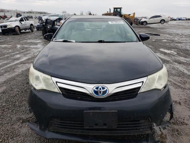 4T1BD1FK2DU078026 - 2013 TOYOTA CAMRY HYBR BLACK photo 5