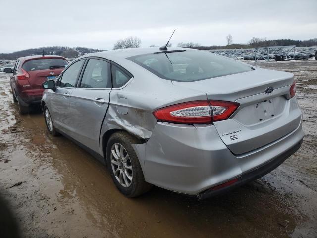 3FA6P0G71FR215412 - 2015 FORD FUSION S SILVER photo 2