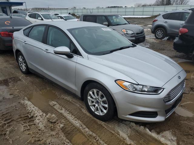 3FA6P0G71FR215412 - 2015 FORD FUSION S SILVER photo 4