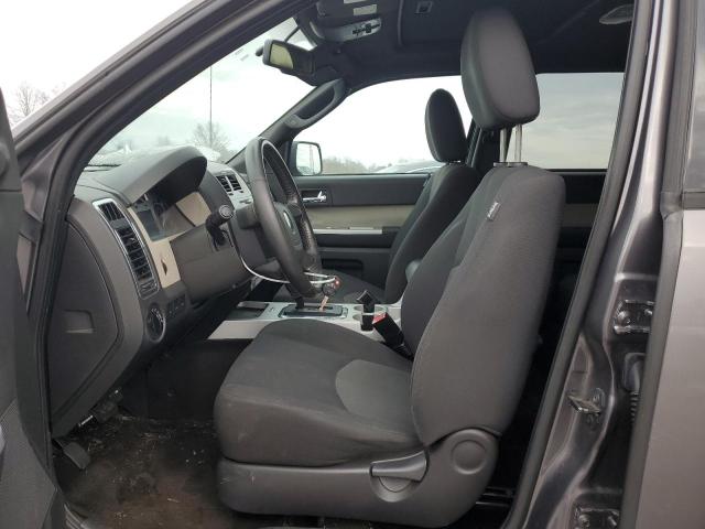 4M2CU81729KJ25122 - 2009 MERCURY MARINER GRAY photo 7