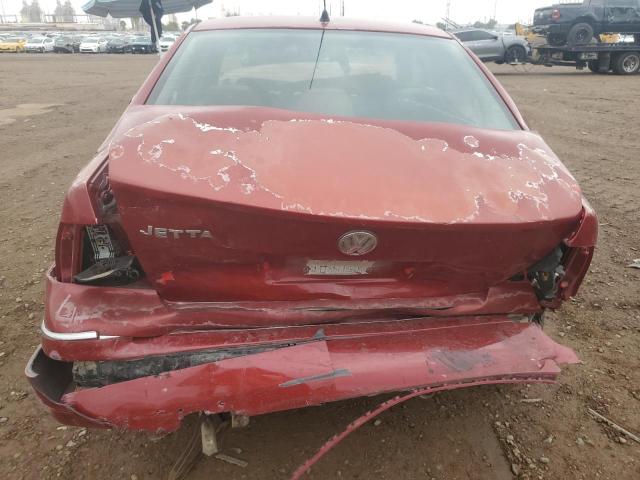 3VWSA69M74M032734 - 2004 VOLKSWAGEN JETTA GLS RED photo 6