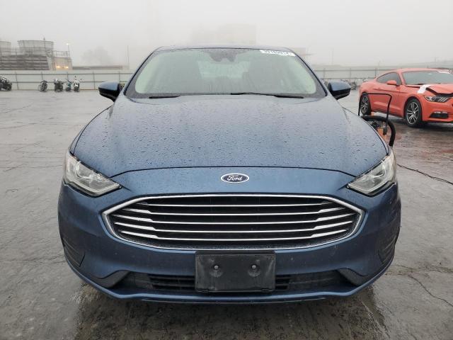 3FA6P0HD8KR172430 - 2019 FORD FUSION SE BLUE photo 5