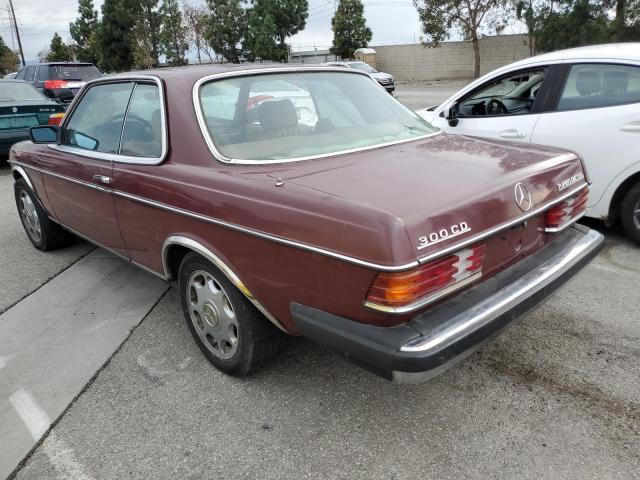 WDBAB53A9CB001395 - 1982 MERCEDES-BENZ 300 CDT BURGUNDY photo 2