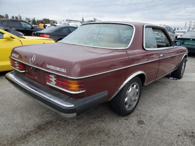 WDBAB53A9CB001395 - 1982 MERCEDES-BENZ 300 CDT BURGUNDY photo 3