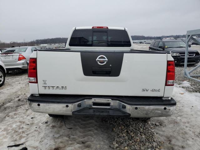 1N6AA0CC5BN307657 - 2011 NISSAN TITAN S WHITE photo 6