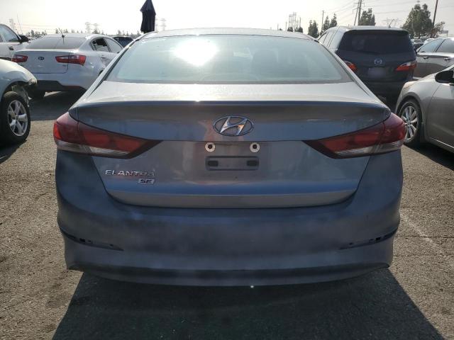 KMHD74LF9JU590838 - 2018 HYUNDAI ELANTRA SE GRAY photo 6